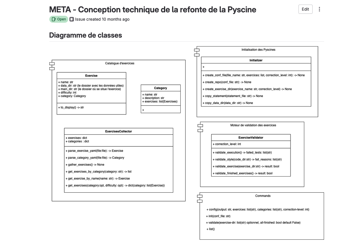 Capture d'écran d'un site qui affiche les maintenances effectué au cours de l'année pour les clients de mon maître de stage