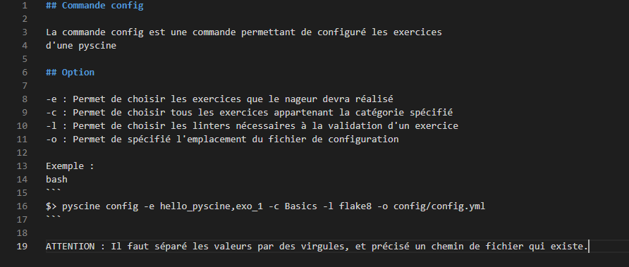 Capture d'écran du feedback du client de mon maître de stage